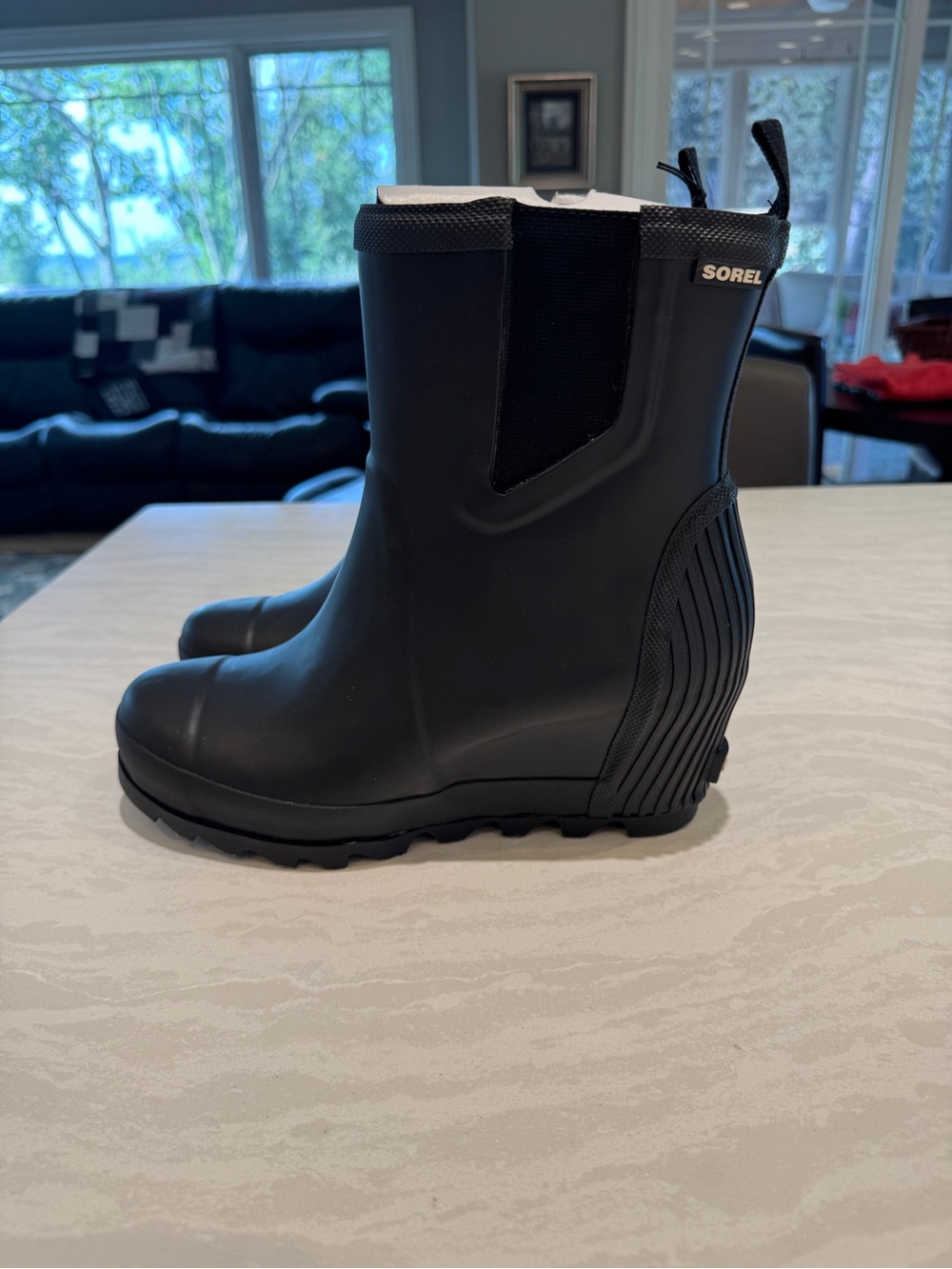 Sorel Women's Black Short Rain Boot
